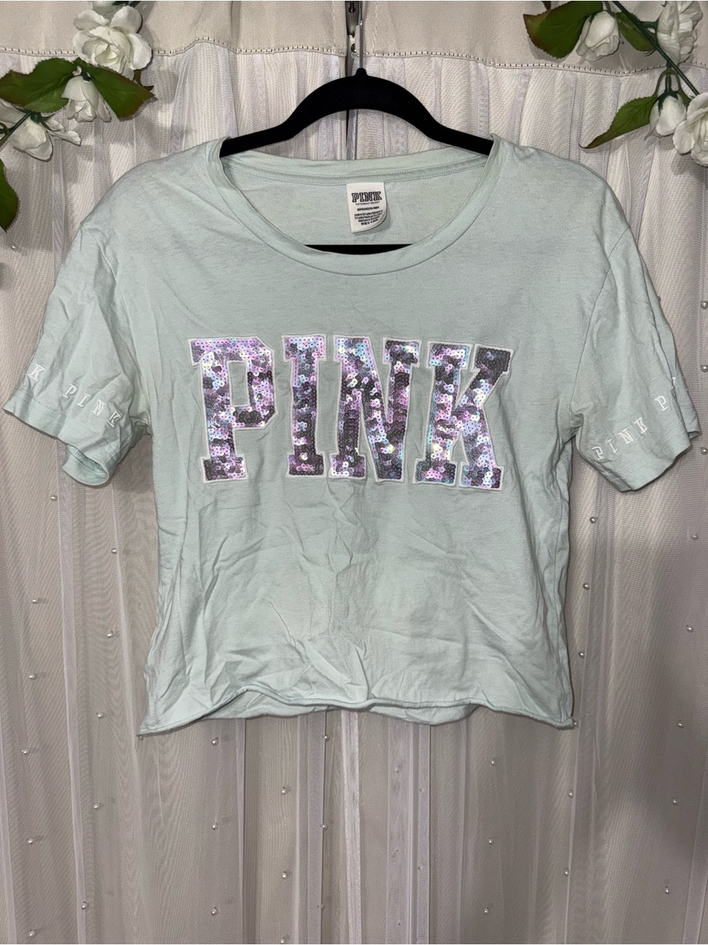 New Victoria Secret Pink Sequins Top